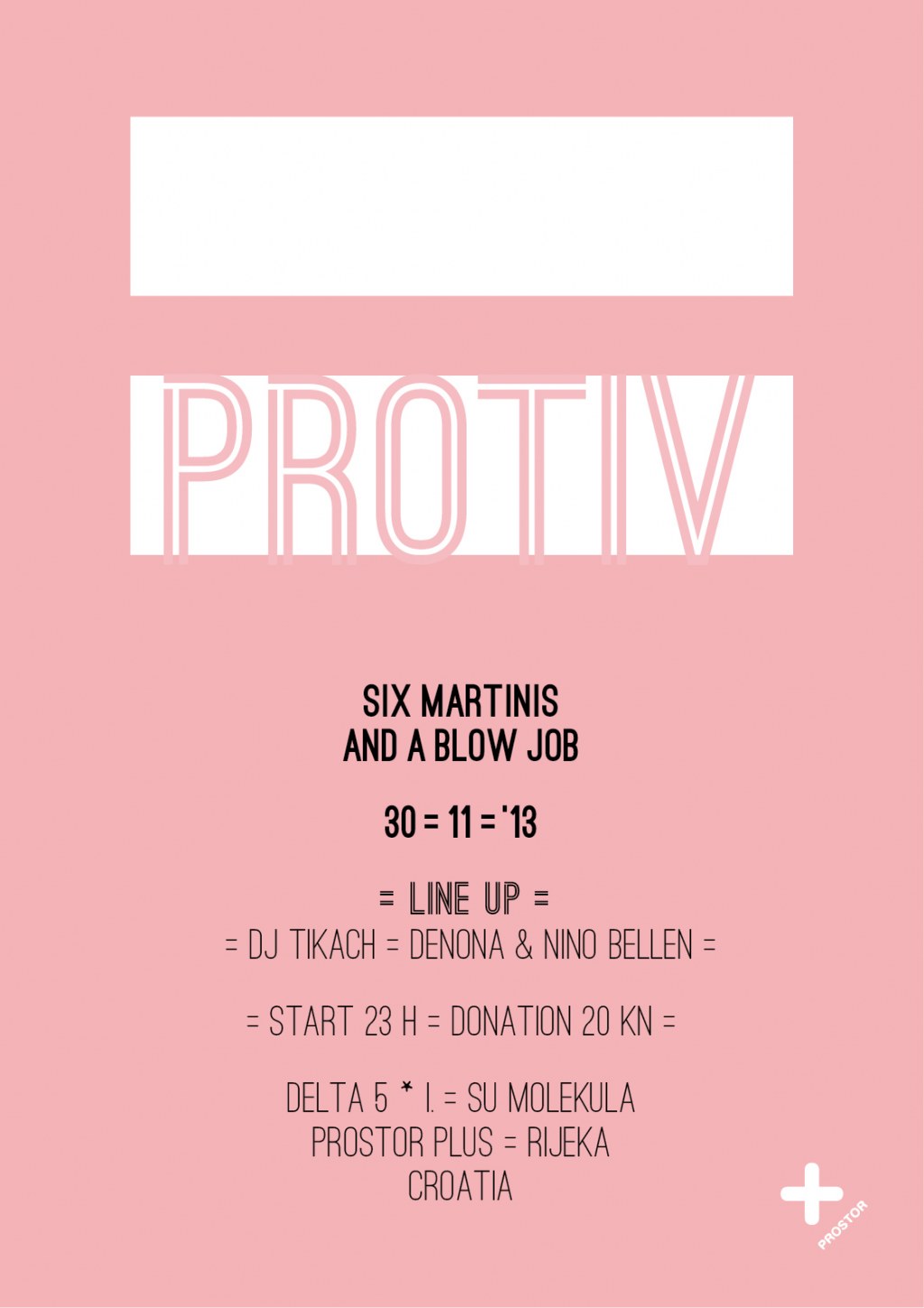 SIX MARTINIS - PROTIV!